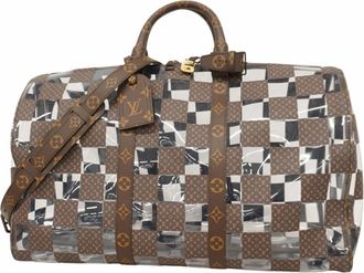 Louis Vuitton Brown Clear Boston Bag (Pre-Owned)
