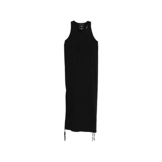 Yohji Yamamoto Maxi Dresses, female, Black, Size: XS Racer Dress