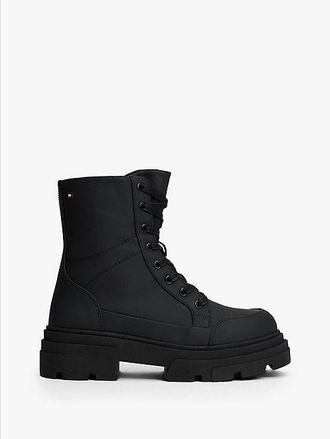 Tommy Hilfiger Water Repellent Lace-Up Mid Boots