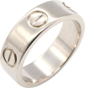 Cartier Silver White Gold (18K) Band Ring (Pre-Owned)