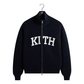 Kith Eric Zip Up Sweatshirt Nocturnal KHMA030117-413