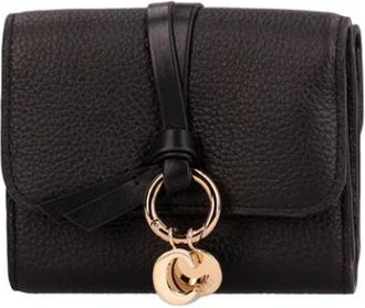 Chlo&eacute; Kleine Drievoudige Alfabet Portemonnee - Dames - Portefeuilles - Zwart - ONE Size - Accessoires