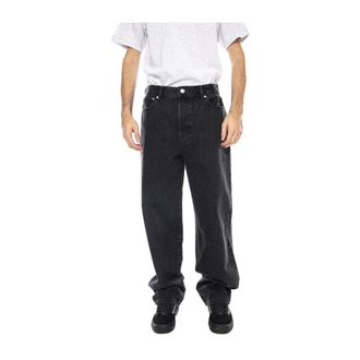 Only & Sons Wide Jeans - Heren - Loose Fit Jeans - Zwart - W31 L32 - Katoen - Jeans