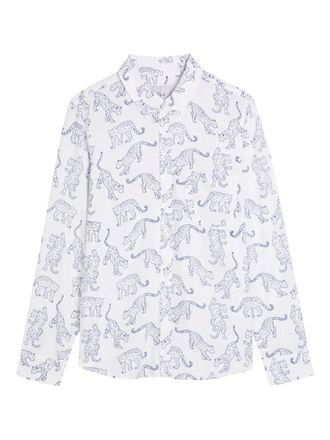 Rails Kathryn printed shirt - women - Rayon - M - White