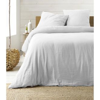 Douceur d'Int&eacute;rieur Juego de s&aacute;banas de gasa de algod&oacute;n