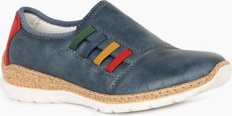 Rieker Womens Happiness Womens Shoes - Navy - Size: 6.5