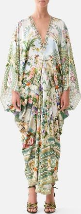 Camilla T Shape Long Kaftan in Art For The Empress at Nordstrom