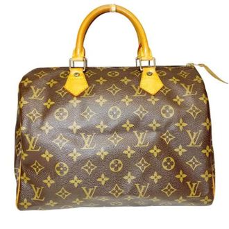 Louis Vuitton Pre-owned Handbags, female, Brown, Size: ONE SIZE Pre-owned Speedy Monogram Handbag