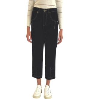 Eleventy Dames, Jeans, Blauw, Maat: 2XS Katoen