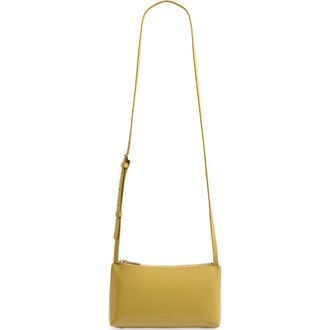 Mansur Gavriel Mini Gaia Leather Crossbody Bag in Paglia at Nordstrom