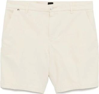 BOSS structured-stretch shorts - men - Elastane/Cotton - 52 - Neutrals