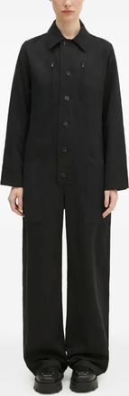 Yohji Yamamoto Tuta intera a maniche lunghe - Nero