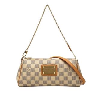 Louis Vuitton Pre-owned Eva Schoudertas - Dames - Pre-owned - Wit - Maat: ONE Size Leer
