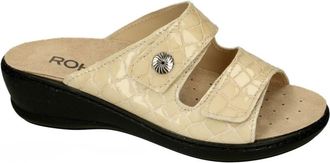 Rohde Schoenen, Dames, Beige, 36 EU, Leer, Herne Wedge