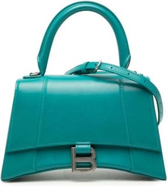 Balenciaga Pre-owned The Hourglass - Dames - Vintage Handtas - Blauw - ONE Size - Leer - Vintage