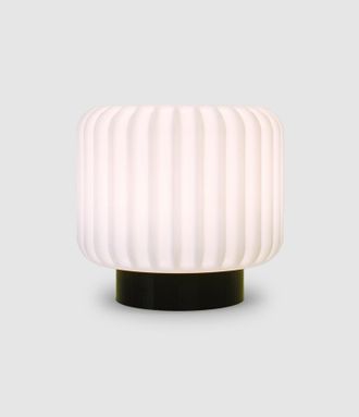 Atelier Pierre Lampe de Table Dentelles Noir, 15 cm