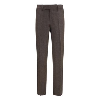 Lardini Tailored Viscose Pants - Heren - Broeken - Bruin - Maat: XL Viscose