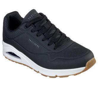 Skechers Mens Uno Stand On Air Sneakers In Black