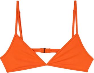 Sunnei Top bikini a triangolo reversibile - Arancione