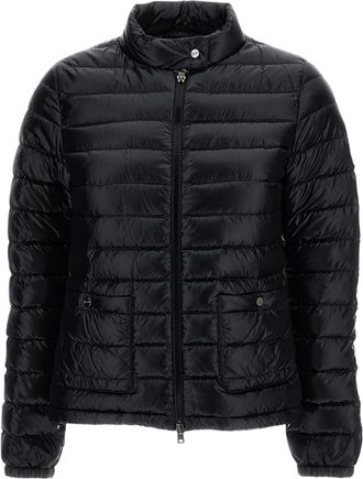 Herno Black Short Down Quilted Jacket