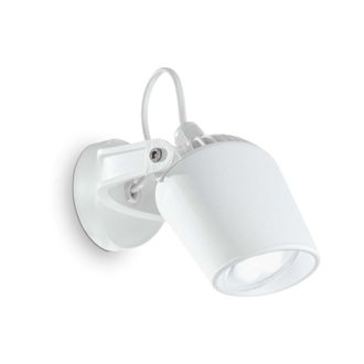 Netlighting Minitommy 1 Light Outdoor Wall Spotlight White IP66 GU10