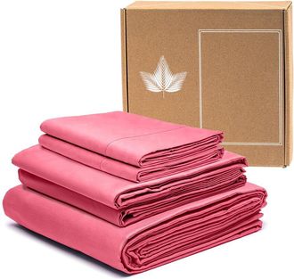 Canadian Down & Feather Company 300 Thread Count Hollyhock Sheet Set