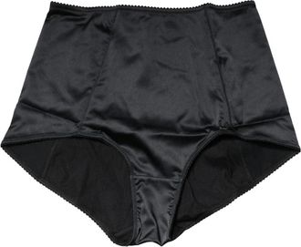 Dolce & Gabbana High Waist Girdle - Dames - Onderbroek - Zwart - L - Nylon - Ondergoed