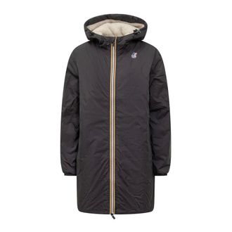 K-Way Le Vrai 4.0 Eiffel East Orsetto - Dames - Mantels - Zwart - Maat: 2XL Leer