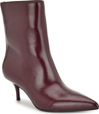 Nine West Charma Bootie in Dark Red at Nordstrom, Size 8.5