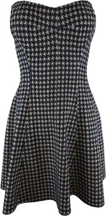 Norma Kamali Strapless Jurk - Dames - Korte kleedjes - Grijs - M - Polyester - Kleedjes
