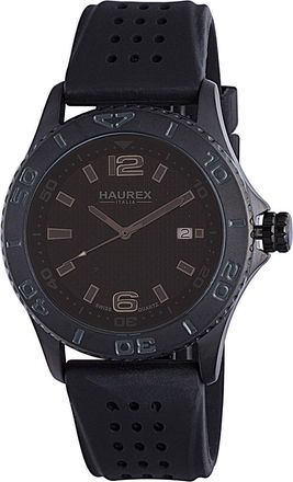 Haurex Mens Factor Black Dial Watch - One Size