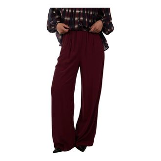By-Bar Amsterdam Dames, Broeken, Rood, Maat: M Viscose