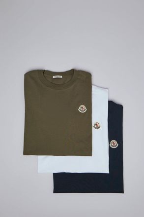 Moncler Logo Patch T-shirt (Pack of Three)