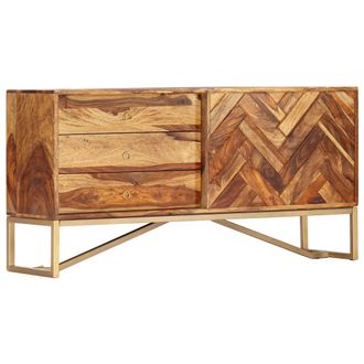 vidaXL Aparador De Madera Maciza De Acacia 118x30x60 Cm Vidaxl