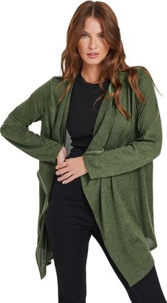 M&Co Womens Khaki Green Waterfall Cardigan - Womens