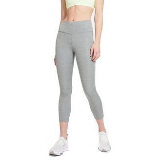 Nike Epic Fast Leggings Womens Gray Heather Mid Rise Crop Running UPS1409