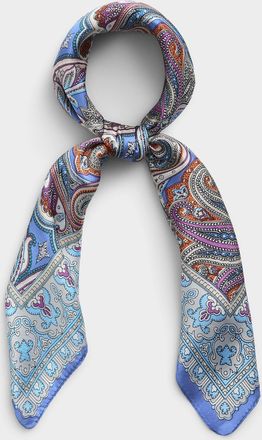 Simons Womens Ornamental flowers and boteh scarf