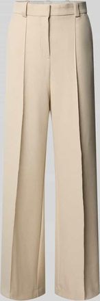 Mango Wide Fit Stoffhose mit Viskose-Anteil Modell Paris in Beige, Gr&ouml;&szlig;e 34