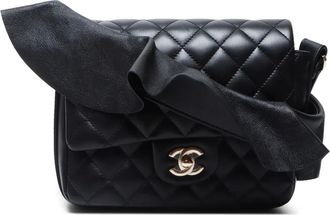 Chanel Borsa a spalla Frill Matelasse 2021 - Nero