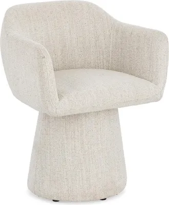 BIZZOTTO Drehbarer Design Stuhl Lottie mit Armlehnen - Ecru