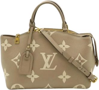 Louis Vuitton Pre-owned Monogram Empreinte Petit Palais PM Handbag - Dames - Vintage Handtas - Beige - ONE Size - Vintage