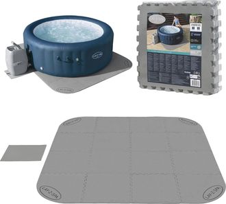 Bestway Tapis De Sol Pour Spa Carr&eacute; Ou Rond Lay-z-spa 196 X 196 Cm