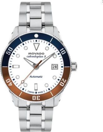 Movado Heritage Series Calendoplan S Automatic White Dial Mens Watch 3650222