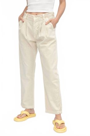 NSF Hayden Pleated Pant In Pigment Flour In Beige