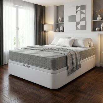 BeZen Colch&oacute;n de muelles ensacados con refuerzo lumbar 140x200 cm