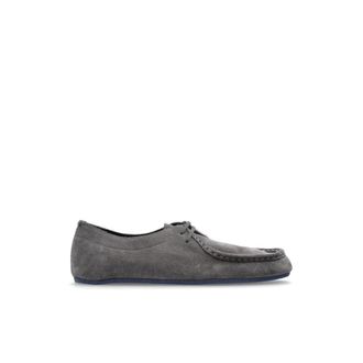 Jil Sander Su&egrave;de Veterschoenen - Heren - Veterschoenen - Grijs - 39 EU - Su&egrave;de - Schoenen