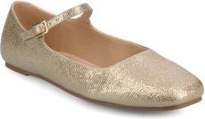 Journee Collection Carrie Mary Jane Flat in Champagne at Nordstrom Rack, Size 9.5