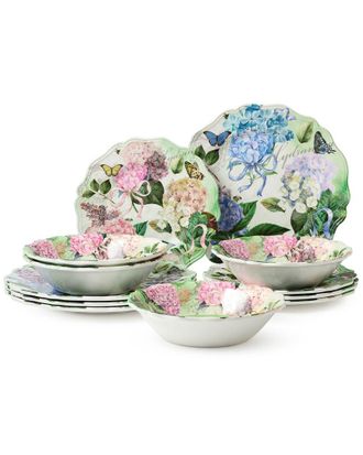 Certified International Garden Path Melamine 12pc Dinnerware Set