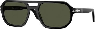 Persol PO3393S GUIDO 95/31 Mens Sunglasses Black Size 56