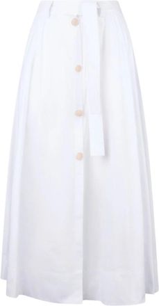 Liu Jo Midi Rok - Dames - Midirokken - Wit - XS - Rokken
